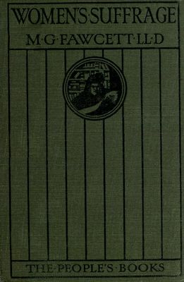 Cover of Women's Suffrage: A Short History of a Great Movement