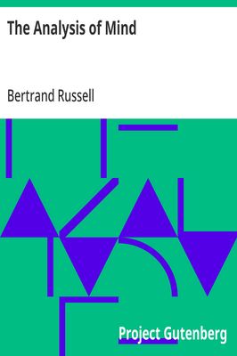 Cover of The Analysis of Mind