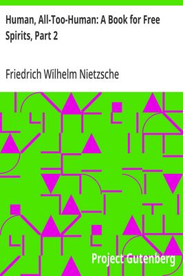 Cover of Human, All-Too-Human: A Book for Free Spirits, Part 2