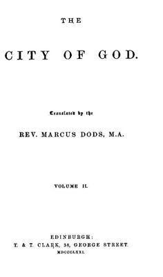 Cover of The City of God, Volume II