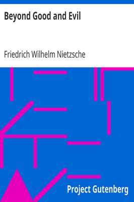 Cover of Beyond Good and Evil