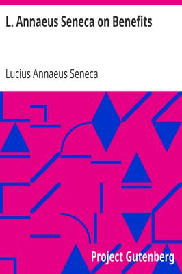 Cover of L. Annaeus Seneca on Benefits
