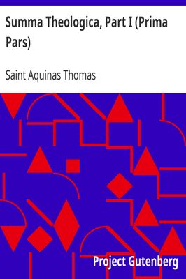 Cover of Summa Theologica, Part I (Prima Pars) / From the Complete American Edition