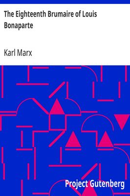 Cover of The Eighteenth Brumaire of Louis Bonaparte